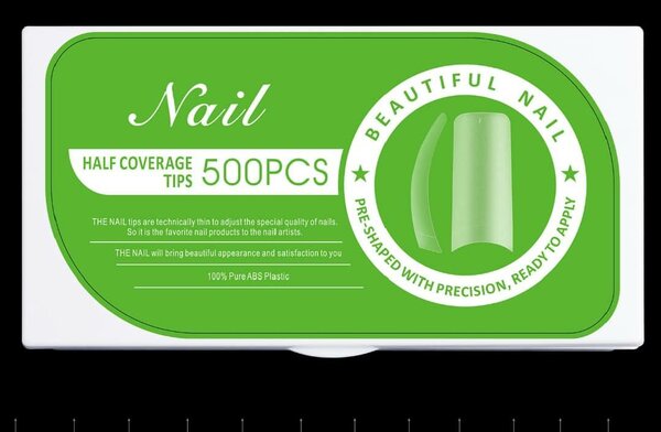 Boîte de faux ongles 500Pcs