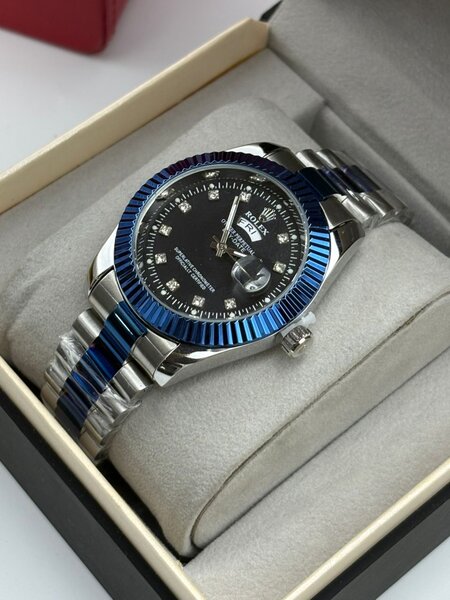 Montre homme acier luxe