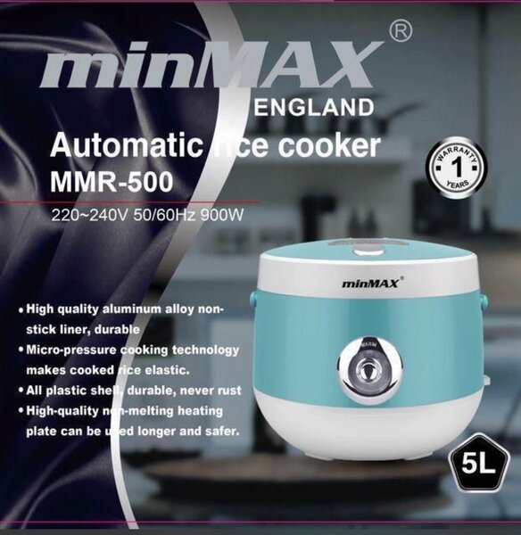 MinMax portable Rice cooker 5 Liters