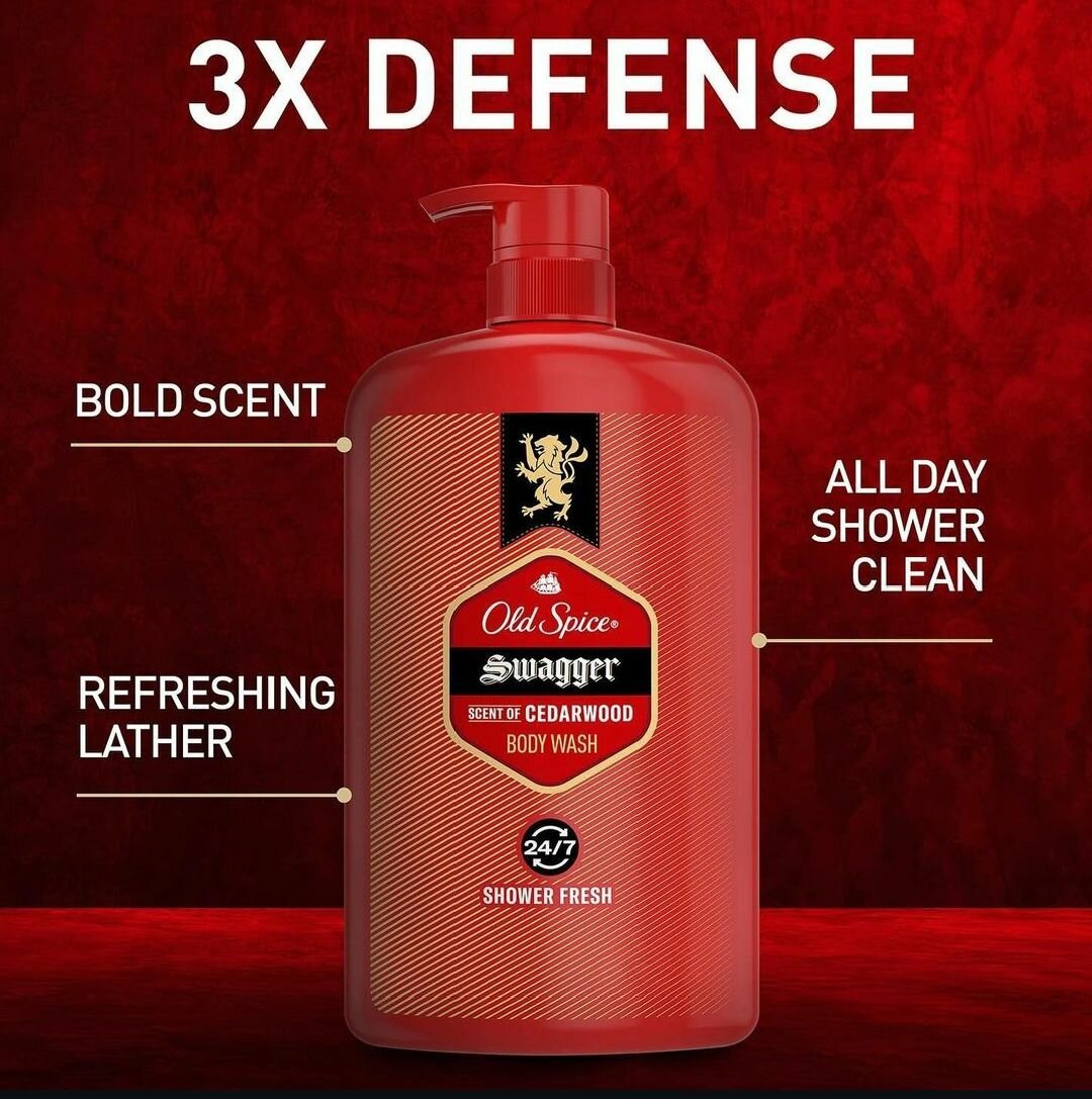 Old Spice Swagger, Body Wash For Men-33.4oz