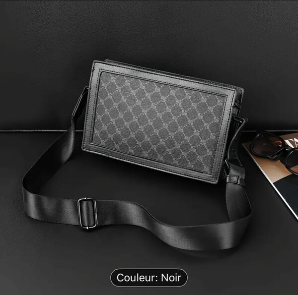 Sac bandoulière élégant noir