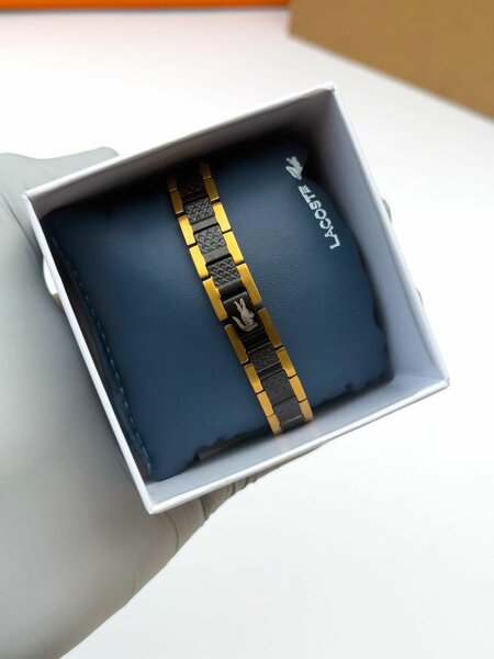 Bracelet Lacoste homme en acier