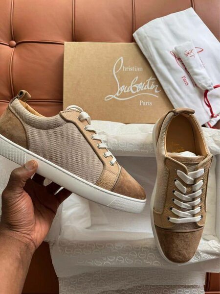 Men's Casual Beige Sneakers