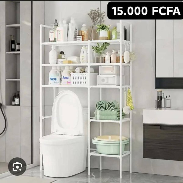 Étagère de rangement WC