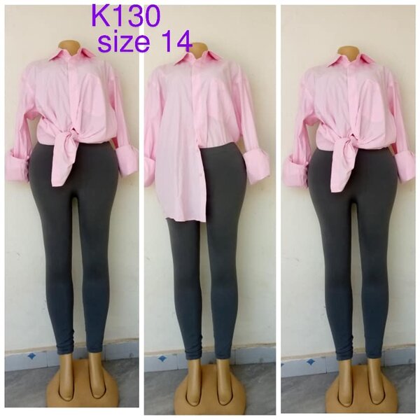 Shirt soft pink size 14