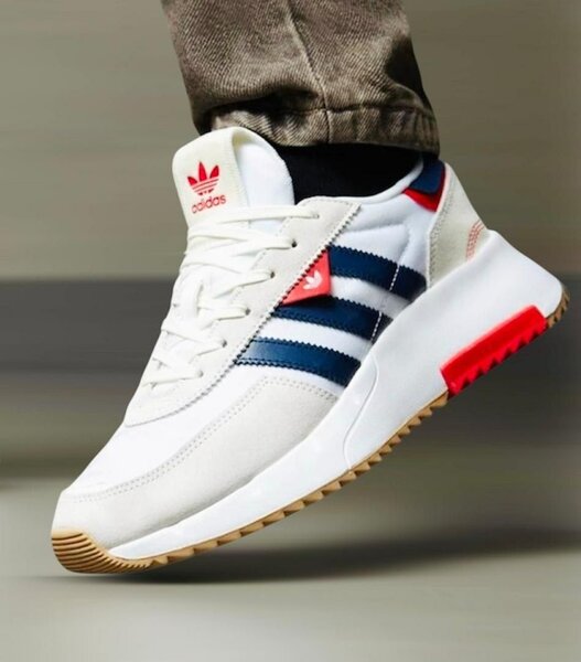 Sneakers Adidas Blanc et Bleu