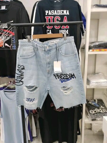 Jean déchiré pour homme, style streetwear