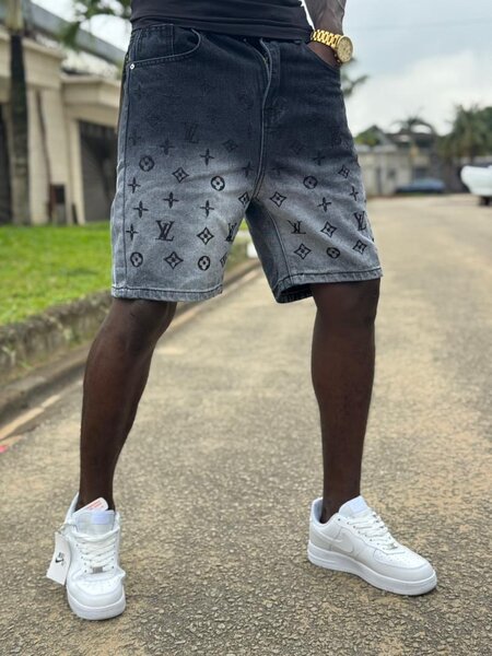 Shorts en jean délavé