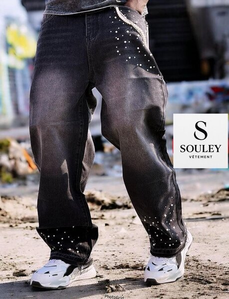 Jean baggy tendance homme