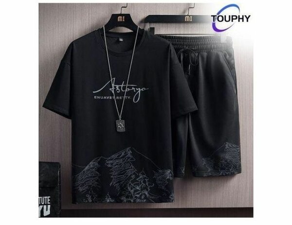 Ensemble T-shirt et Short Noir Homme