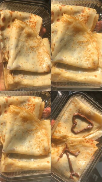 Crêpes maison gourmandes