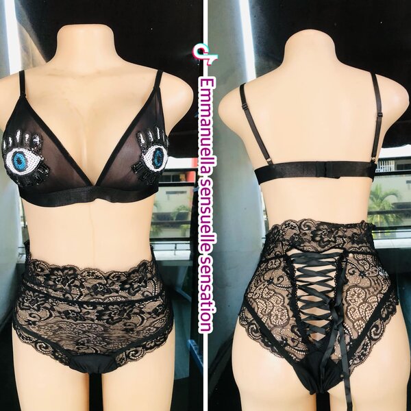 Belle lingerie noir