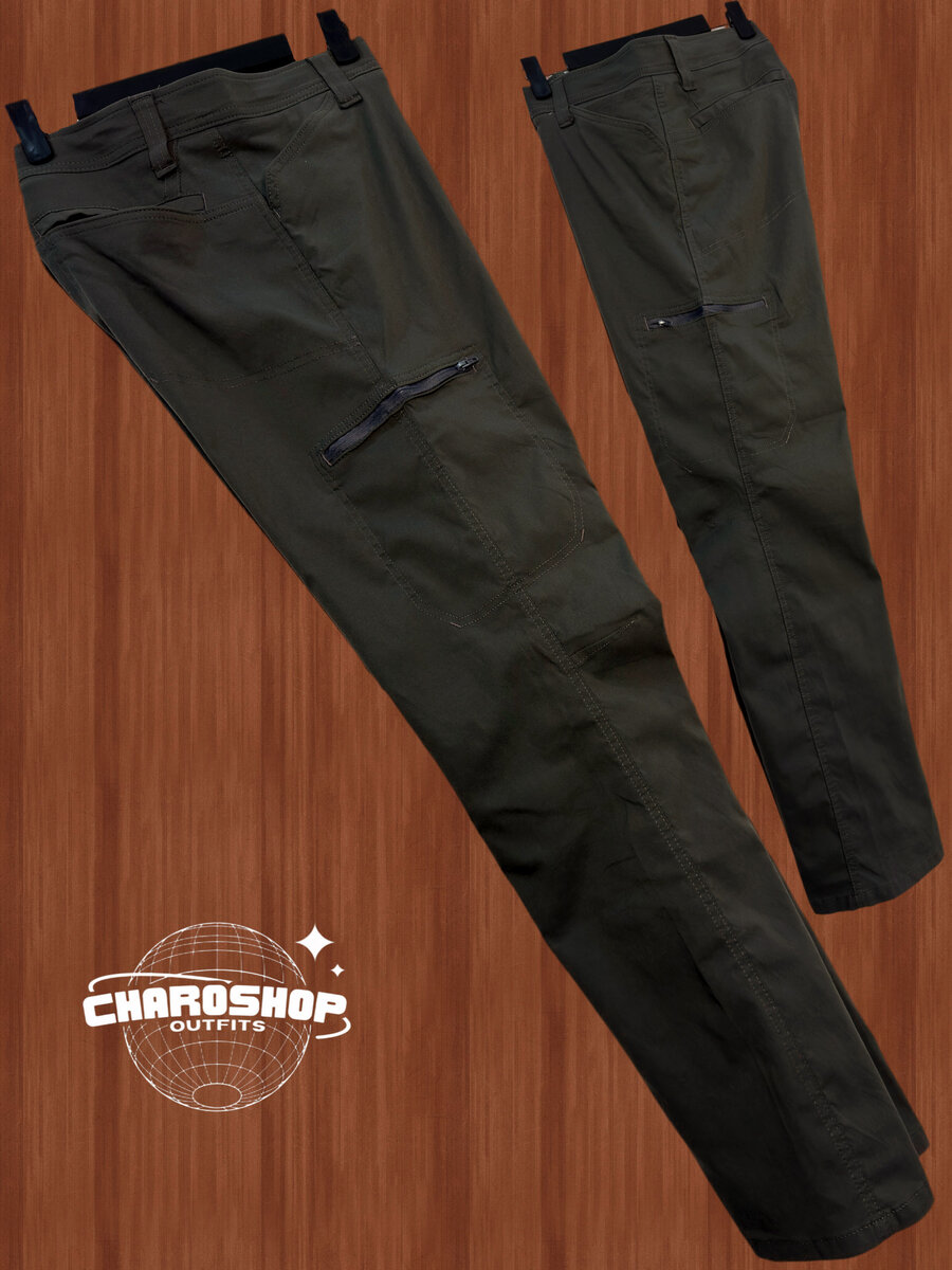 Pantalon cargo vert pratique