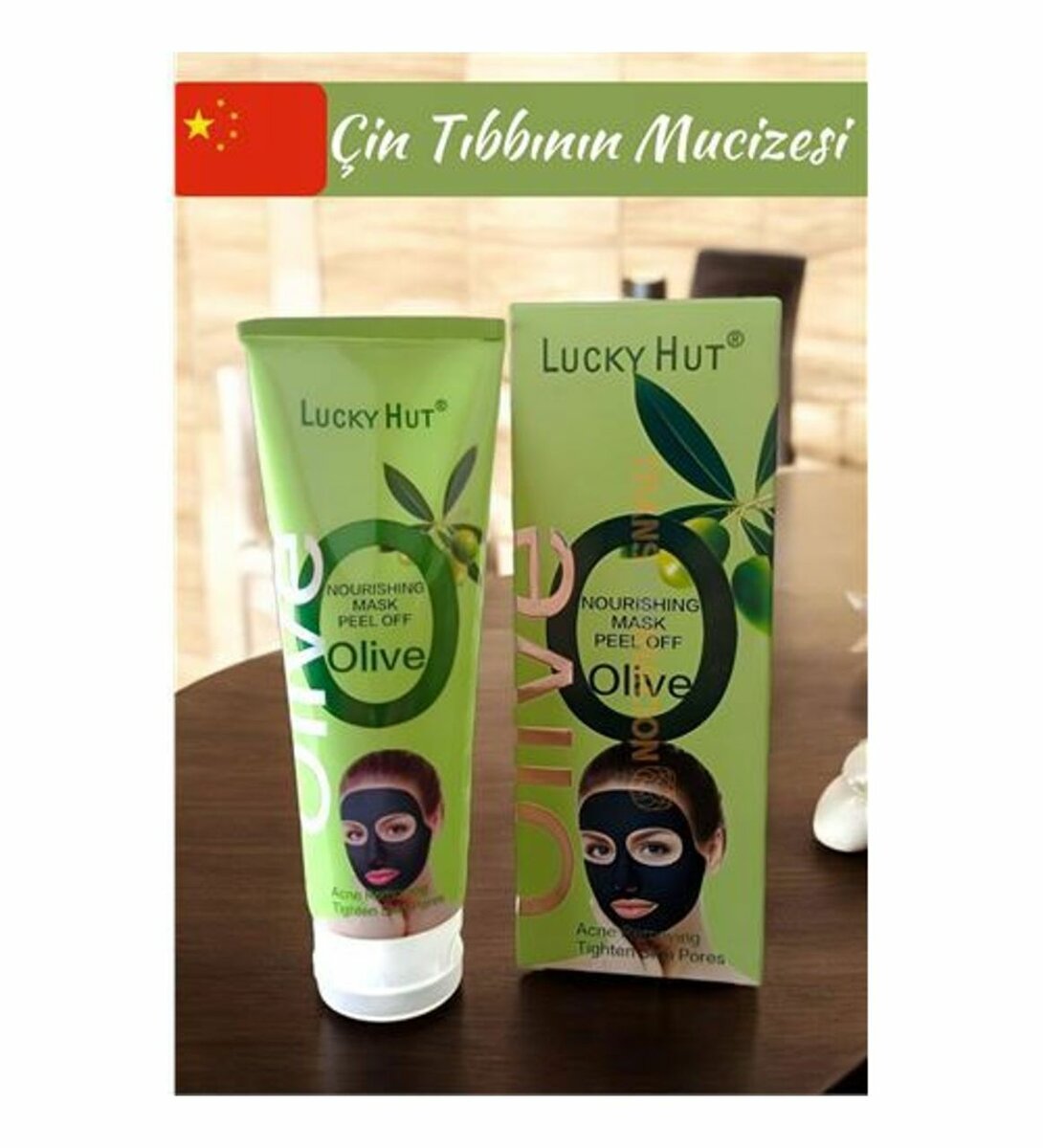 Lucky Hut Masque Tissu Visage