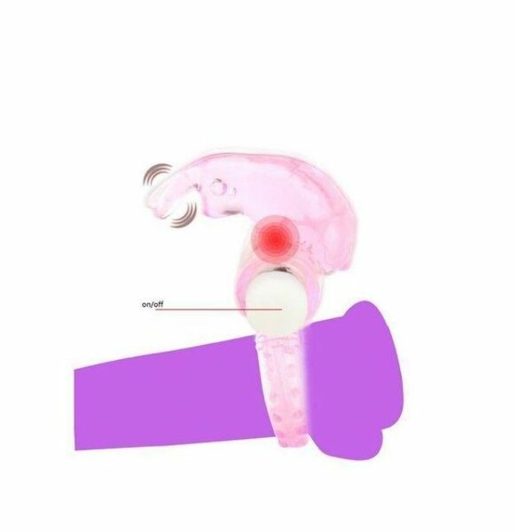 Anneau vibrant silicone