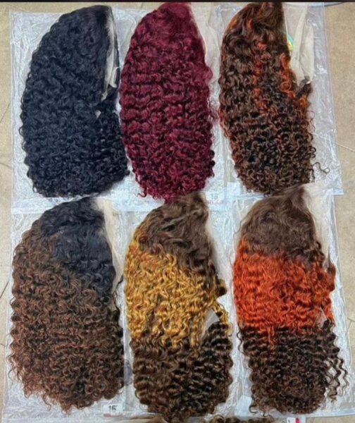 Perruque water wave taille 18