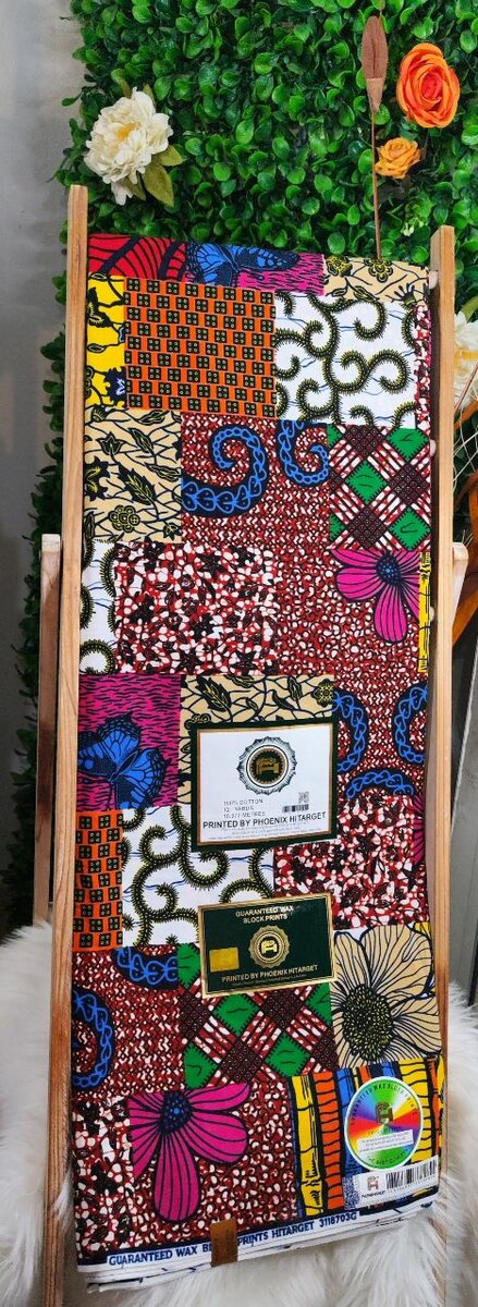 Tissu Africain Wax N'zassa