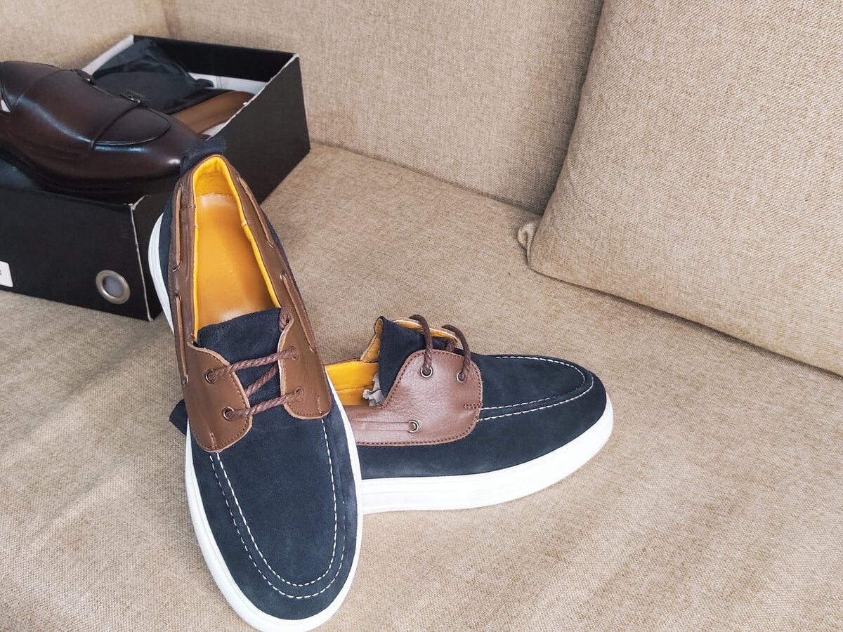 Chaussures bateau pour hommes