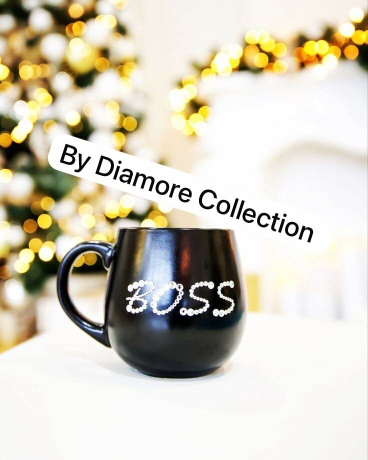 Tasses décoratives en strass