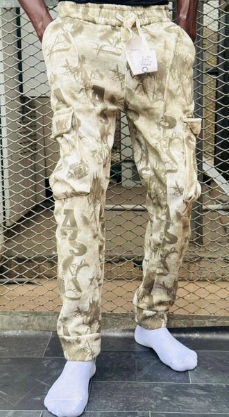 Pants camouflage cargo homme