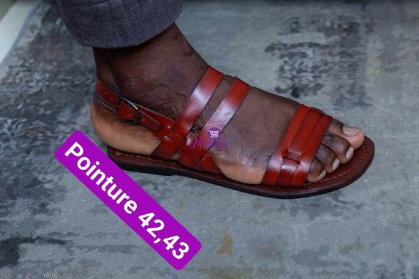 Sandales en cuir de Ghana