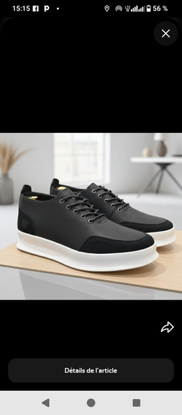 Baskets en cuir élégantes