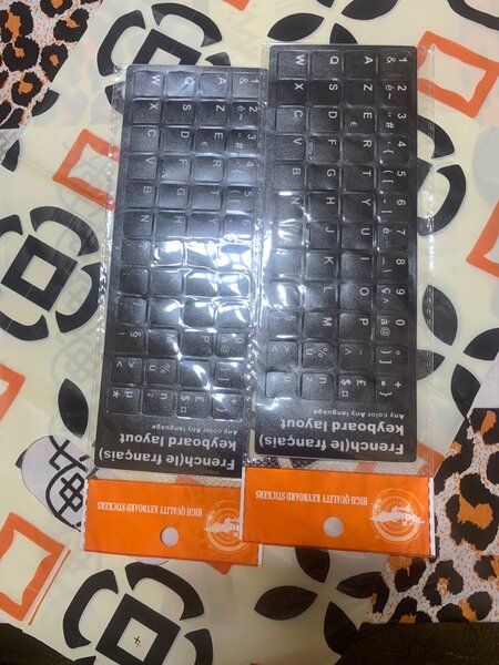 Autocollants Clavier Français