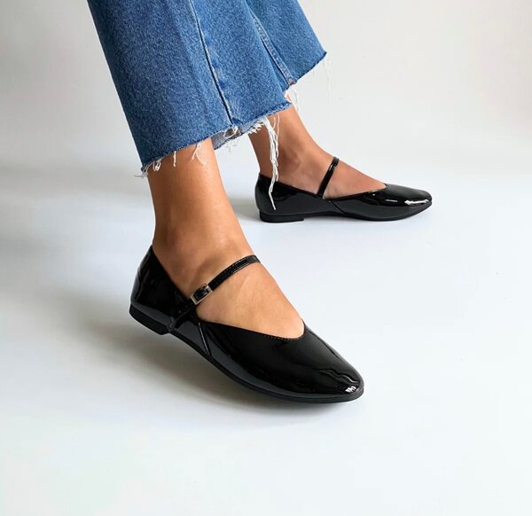 Ballerines Vernies Élégantes