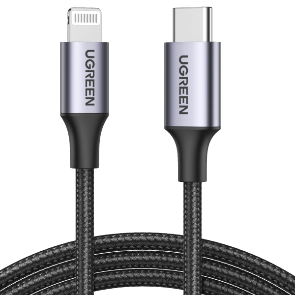 Câble USB-C vers Lightning UGREEN MFi 60W