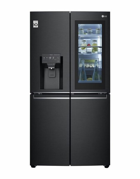 Fridge Matte Black Finish. 857L French Door