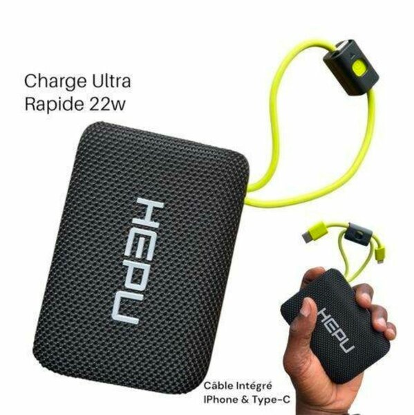 Chargeur portable Hepu 22W
