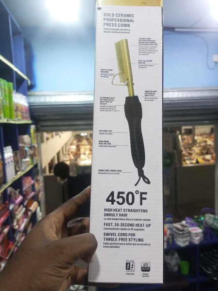 Peigne Chauffant Professionnel 450°F