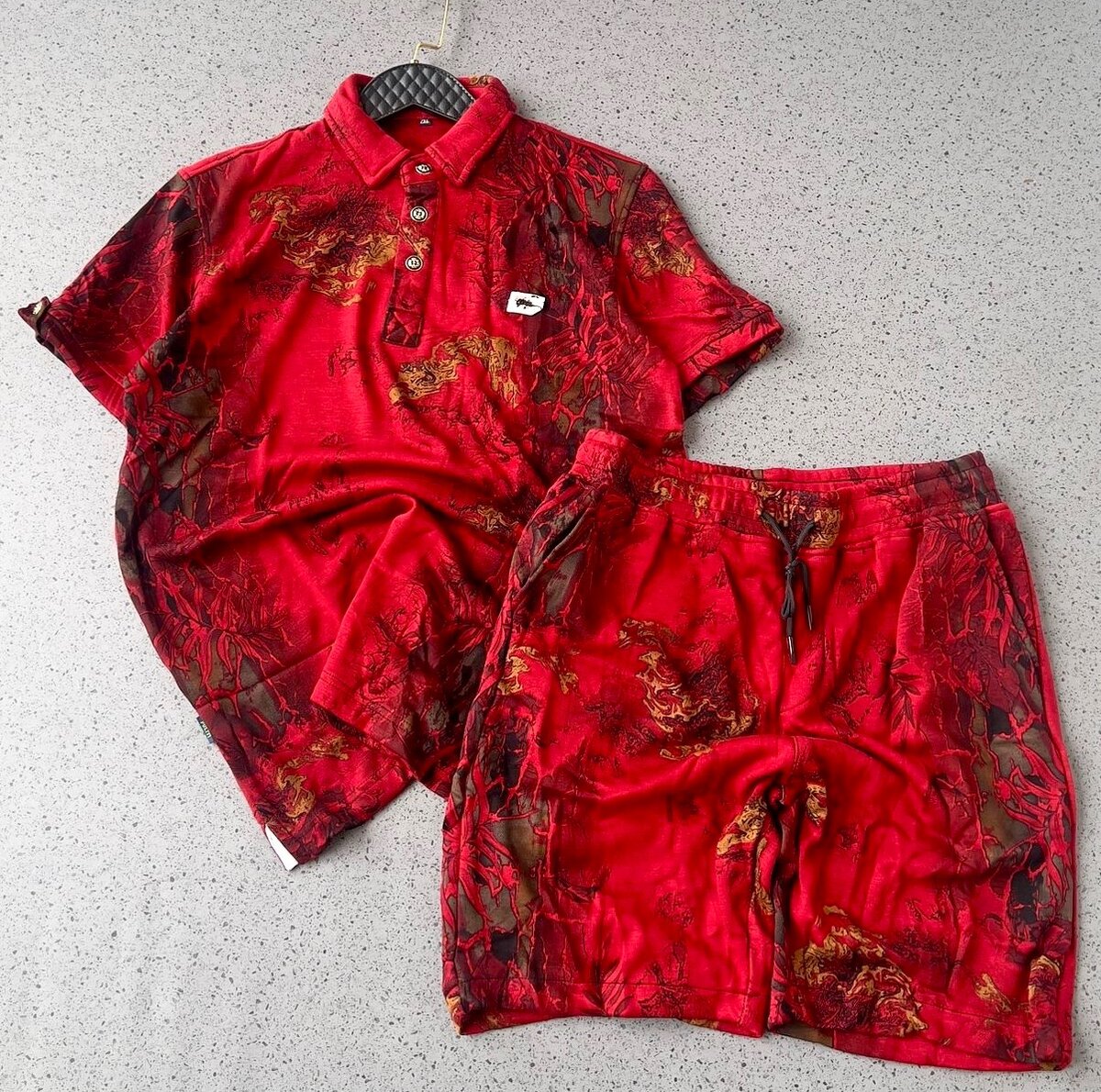 Flower Lacoste Top & Down