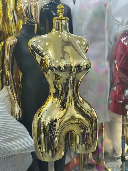 Gold Curvy Mannequins