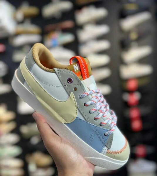 Sneakers tendance multicolores