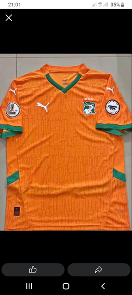 Maillot de Football Ivoire