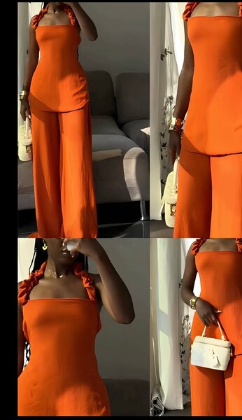 Ensemble Orange Éclatant