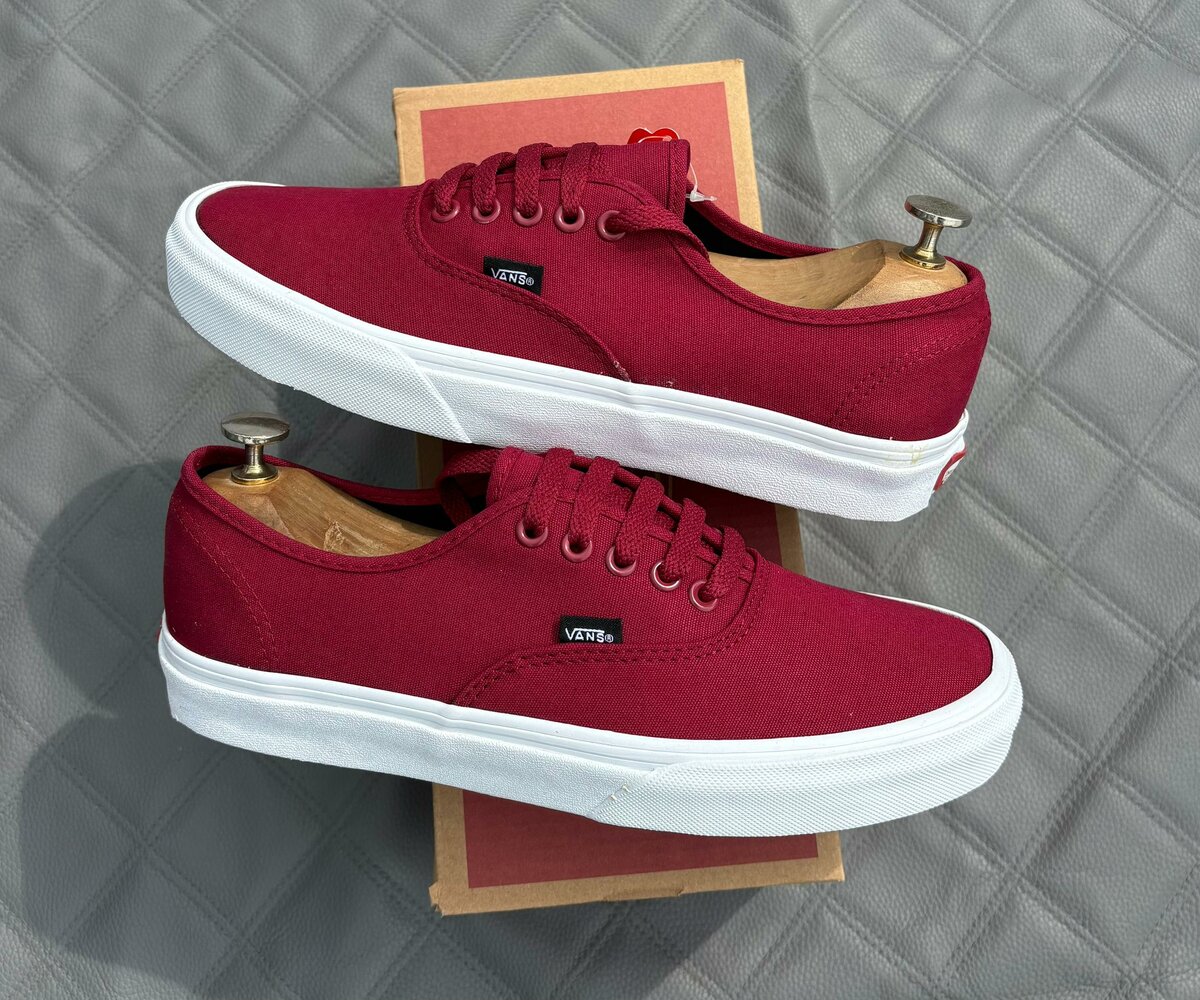 Vans sneakers rouges homme