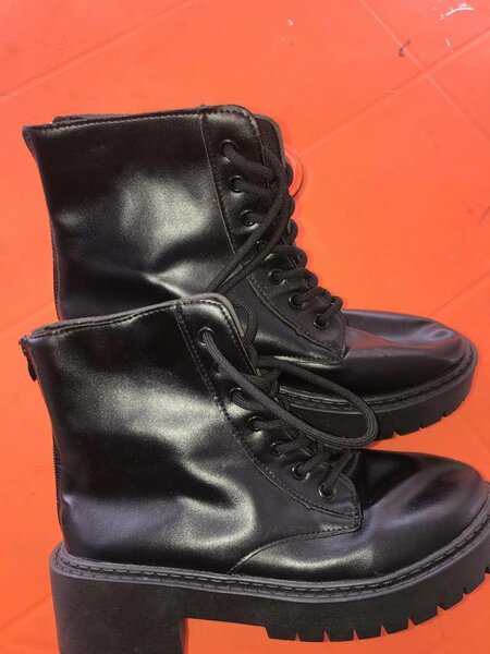 Bottes Noires en Cuir Vegan