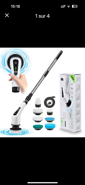 Brosse Électrique de Nettoyage Multifonction