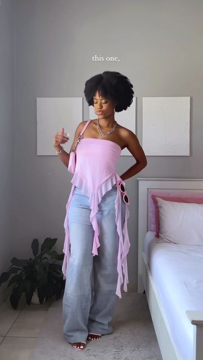 Top à volants chic pour femmes