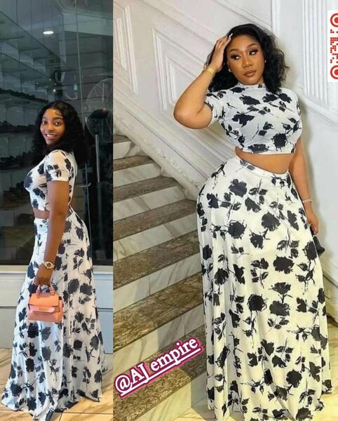 Ensemble Deux Pièces Fleuri