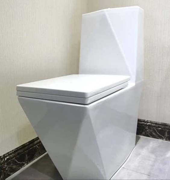 Ceramic complete Diamond toilet seat-top flush( Hoz 37)