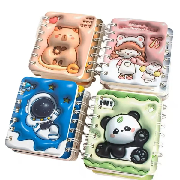 Carnets mignons 3D pour enfants