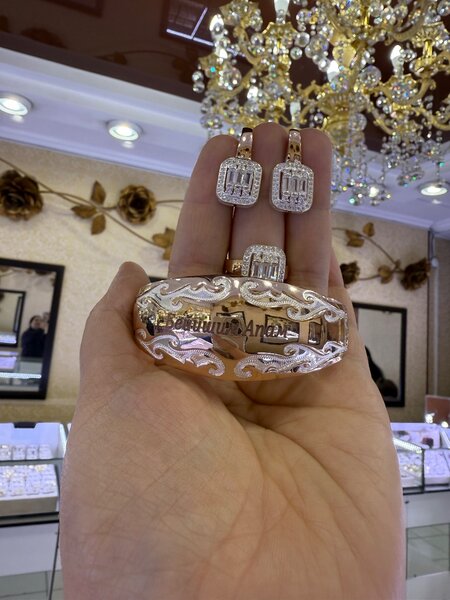 Кольцо с браслетом