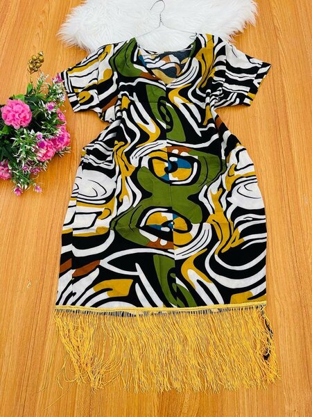 Short bubu with fringes