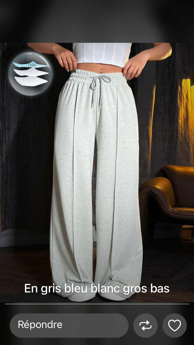 Pantalon cargo décontracté femme