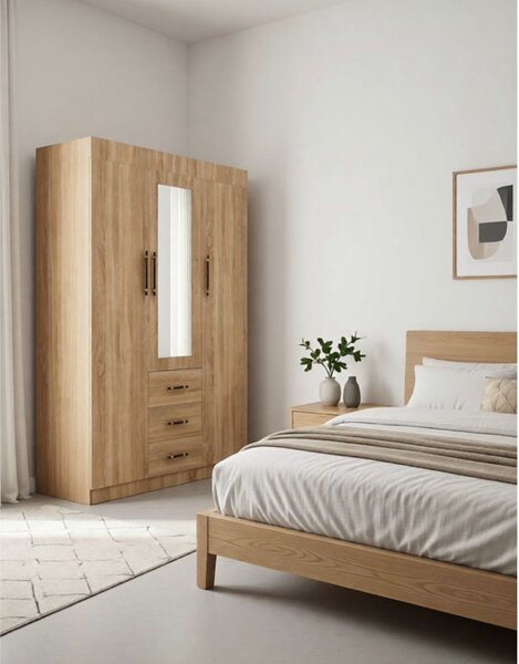 Armoire chambre en bois moderne