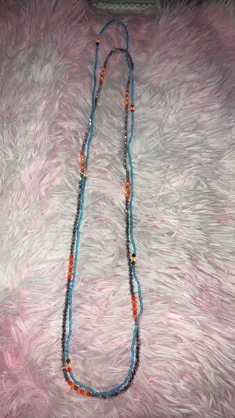 Collier Perles Multicolores