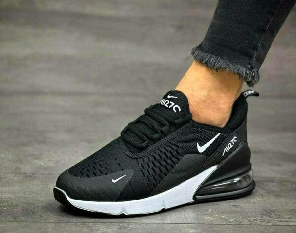 Black and white sneakers